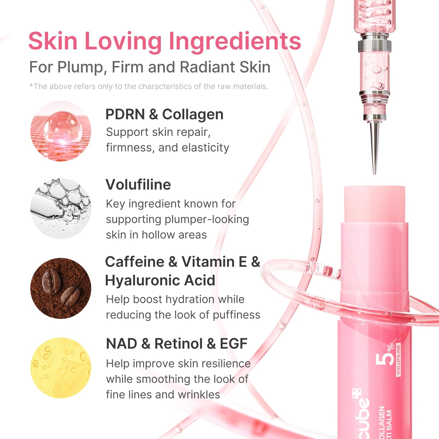 medicube PDRN Pink Collagen Volume Multi Balm Stick